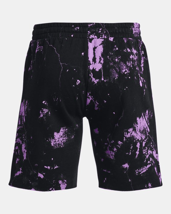 Men's Project Rock Rival Fleece Shorts, Purple, pdpMainDesktop image number 5